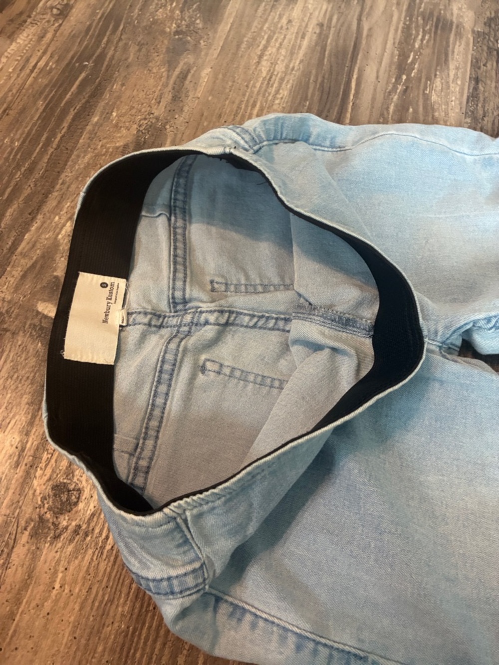 Newbury Kustom Light Blue Flare Jeans - Picture 3 of 8